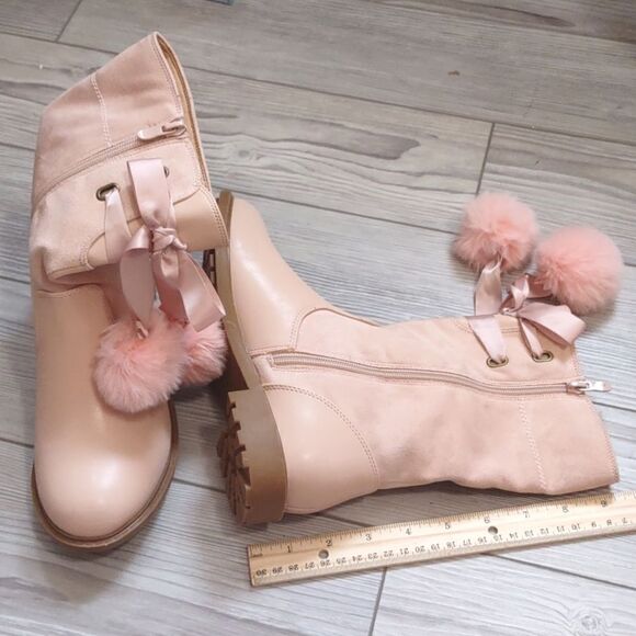 (78-2363)   COUTGO / ZBY Girls Mid Calf Boots Sz 4 - Picture 4 of 12